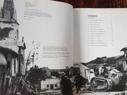 Churchill The Great War First Edition circa 1933 AND Illustrated History of World War 1
