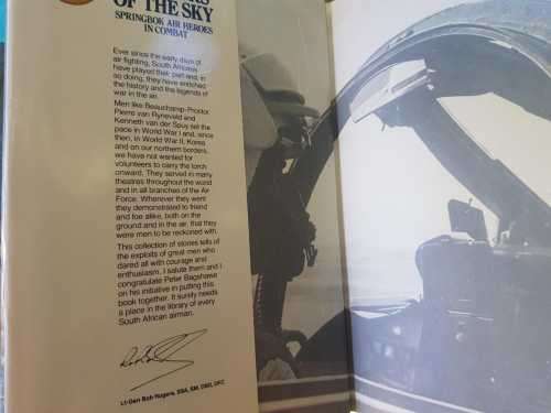 Warriors of the Sky First Edition by Peter Bagshawe Springbok air heroes in combat.