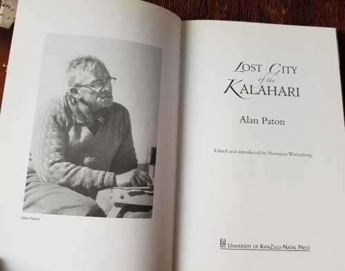 Paton - Alan Paton - Lost City of the Kalahari - First Edition