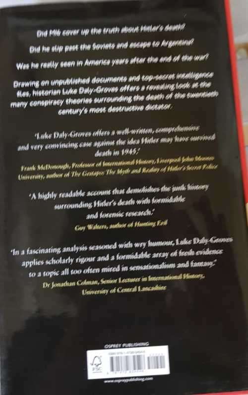 Hitler  Hitlers Death -First Edition