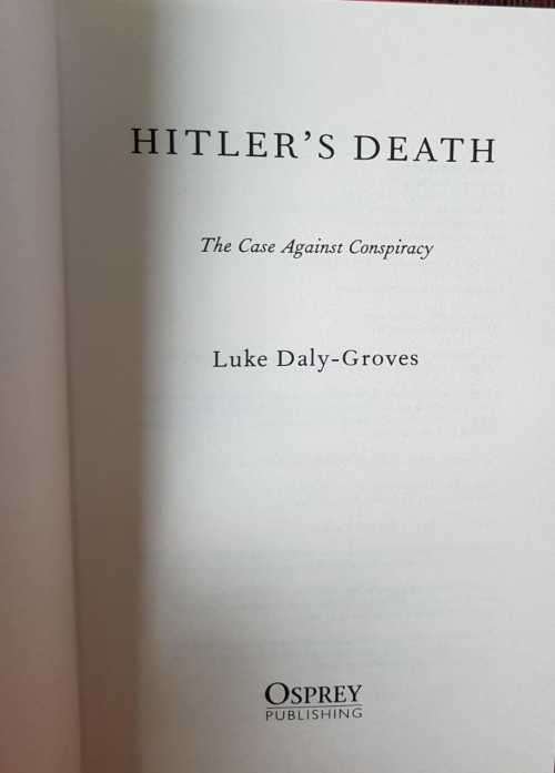 Hitler  Hitlers Death -First Edition