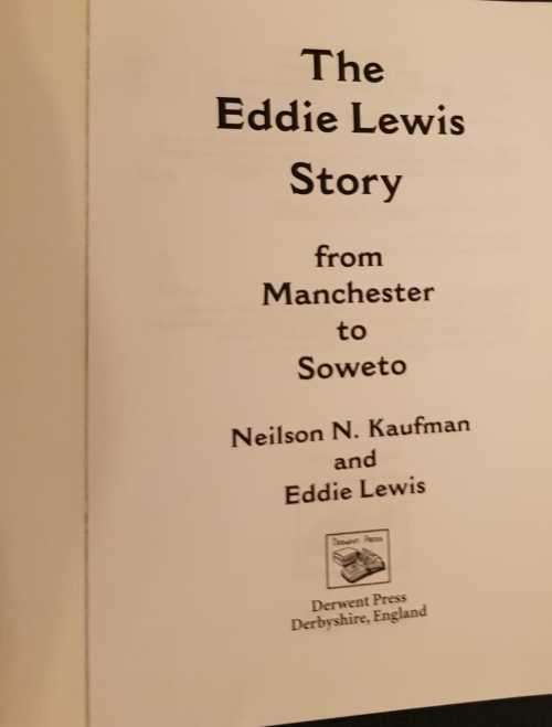 Manchester United Eddie Lewis Story Signed