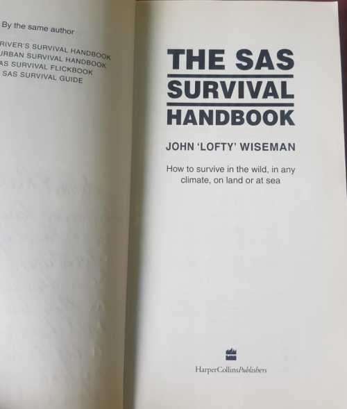 Selous Scouts   War, Top Secret War AND The SAS Survival Guide.