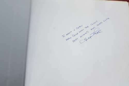 Cricket, Signed two signatures by Clive Rice and Hugh Page. The Game behind the Game