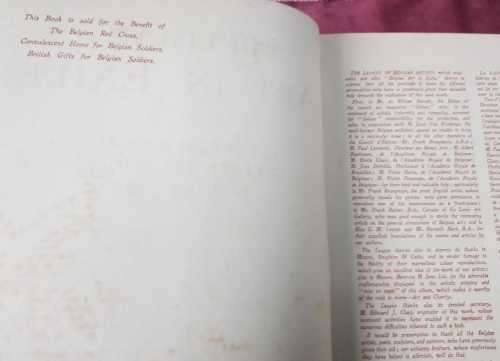 Belgian Art in Exile, 1916