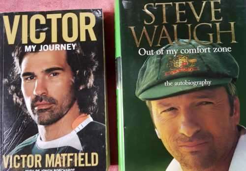 Cricket Memorabilia: Signed Copy by Victor Matfield and Steve Waugh