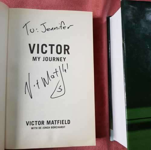 Cricket Memorabilia: Signed Copy by Victor Matfield and Steve Waugh