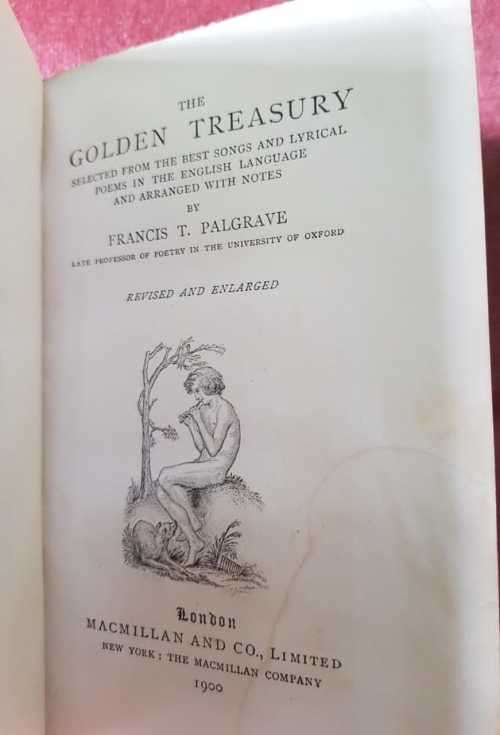 Golden Treasury of Songs and Lyrics 1900 AND Poems of Coleridge