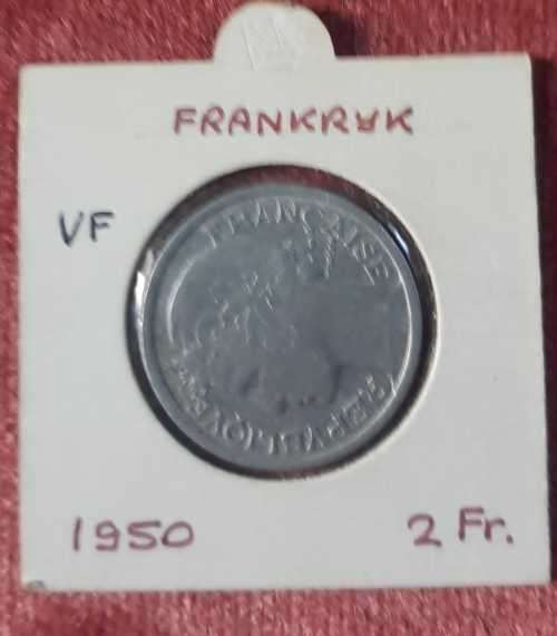 Coin, 1950 - French 2 francs