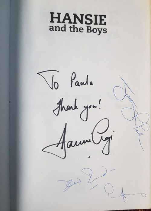 Hansie and the Boys signed by Hansie Cronje & 3 others