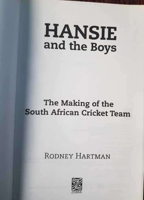 Hansie and the Boys signed by Hansie Cronje & 3 others
