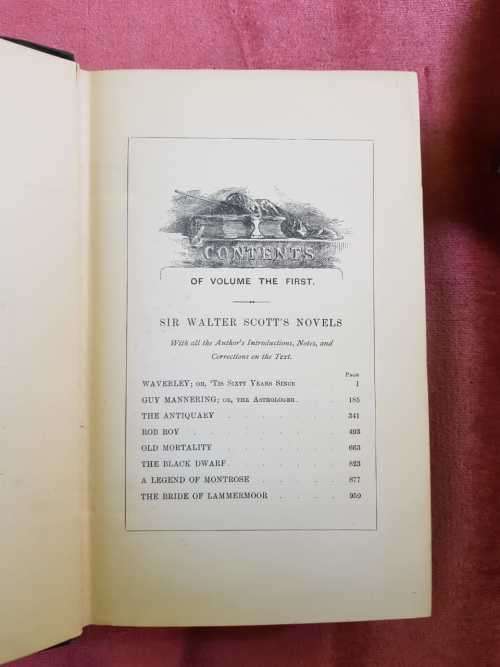 Waverley Novels (1877)  I and II by   A. C. Black