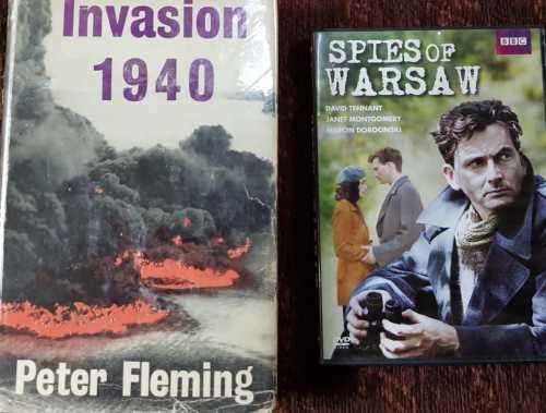 Invasion 1940 by Peter Fleming AND a DVD Spies of War
