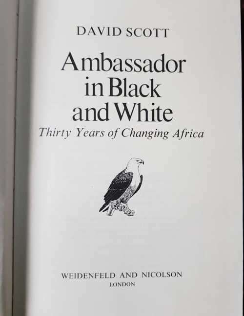 Ambassador in Black and White and DVD Plot for Peace