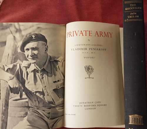 War, The Rhodesian and Private Army, First Editions