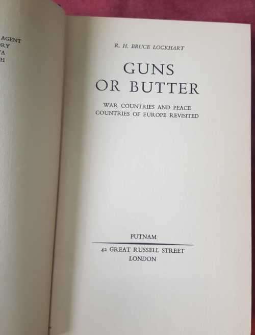 Churchill and War countries prior to WWII, Mulberry AND Guns or Butter