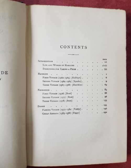 Voyages of Elizabethan Seaman, 1893