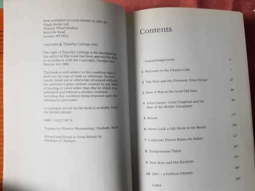 Formula One, The Piranha Club, power and influence in Formula One by Timothy Collings