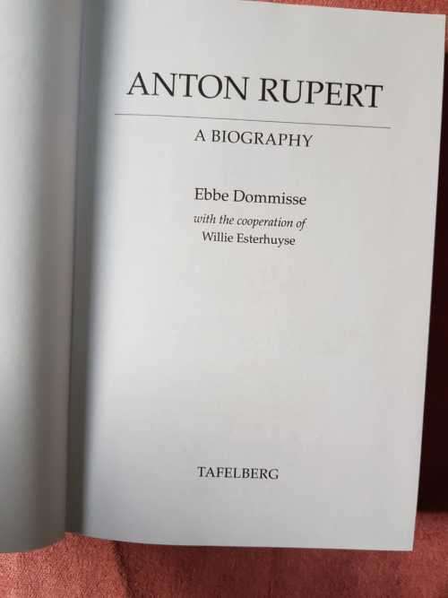 Anton Rupert and Van Lills South African Miscellany
