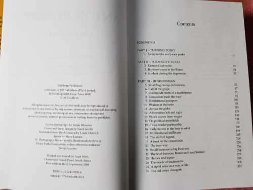 Anton Rupert and Van Lills South African Miscellany