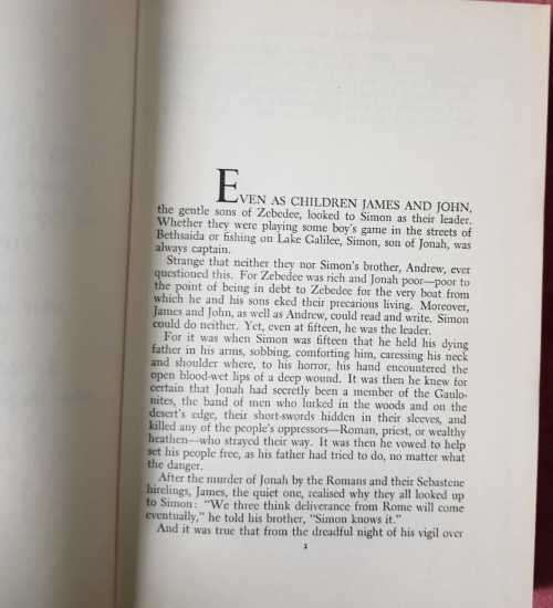 Simon Peter the Fisherman, First Edition by Kurt Freiberger