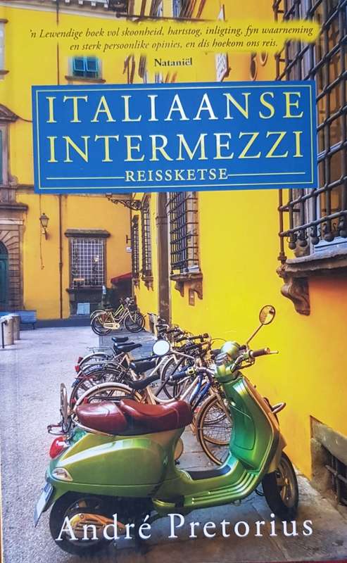 Afrikaans Italiaanse intermezzi - Reissketse SIGNED /GETEKEN Andre Pretorius eerste uitgawe
