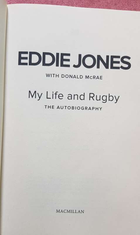 RUGBY EDDIE JONES and JOOST FIRST EDITIONS SPRINGBOKS