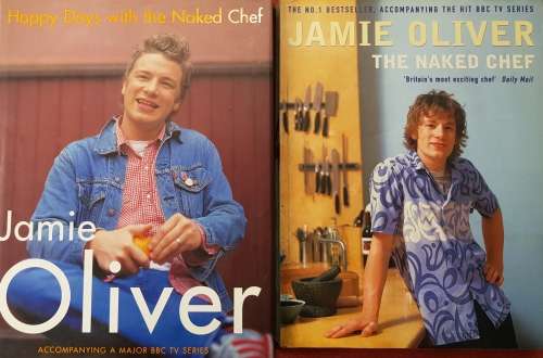 JAMIE OLIVER NAKED CHEF & HAPPY DAYS WITH A NAKED CHEF FIRST EDITIONS