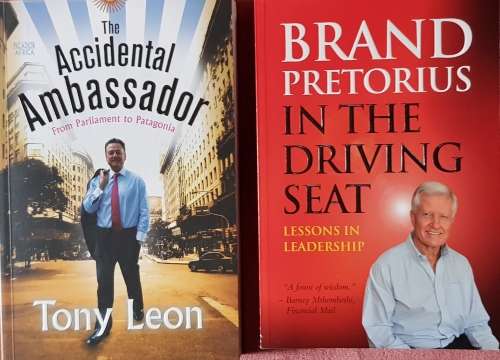 SIGNED TONY LEON & BRAND PRETORIUS FIRST EDITIONS