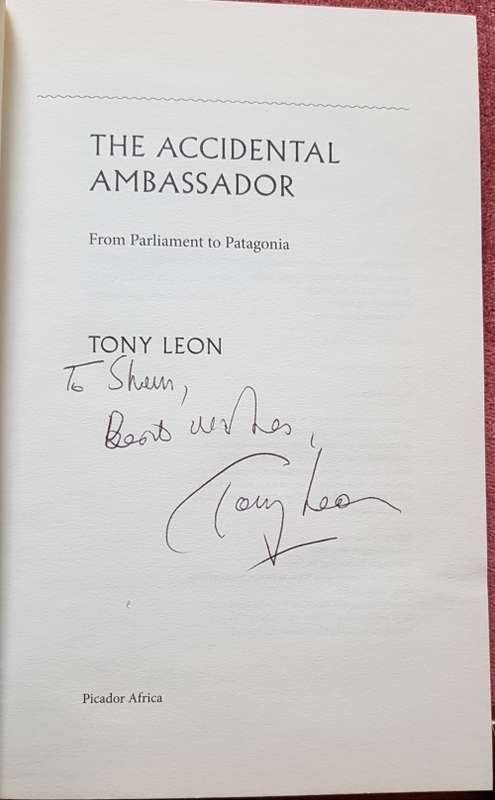 SIGNED TONY LEON & BRAND PRETORIUS FIRST EDITIONS