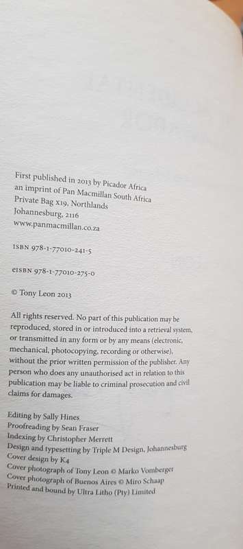 SIGNED TONY LEON & BRAND PRETORIUS FIRST EDITIONS