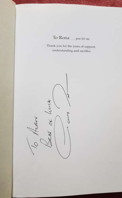 RUGBY SIGNED 3 SIGNATURES MAC WAHL BARTMANN ANDRE JOUBERT