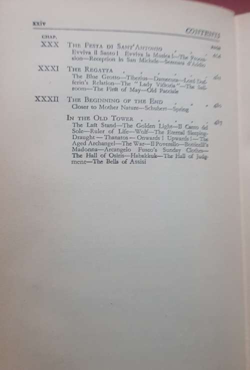 SAN MICHELLE  AXEL MUNTHE 1939