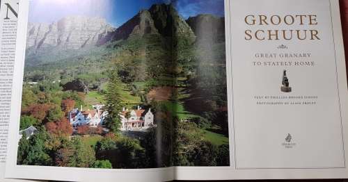 GROOTE SCHUUR FRANSCHHOEK COFFEE BOOK TABLE