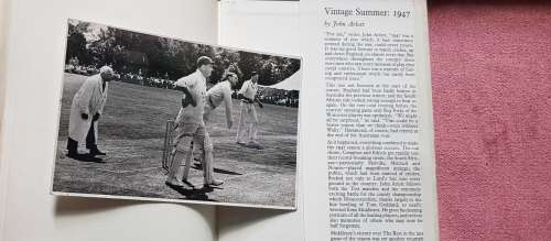 CRICKET in the Shadows VINCENT VAN DER BIJL   AND  Vintage Summer JOHN ARLOTT 1947