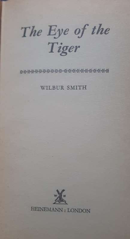 RARE HEINEMANN FIRST EDITIONS WILBUR SMITH 3 BOOKS