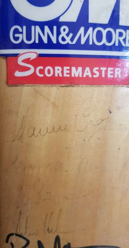 Rare Signed Cricket Hansie Cronje