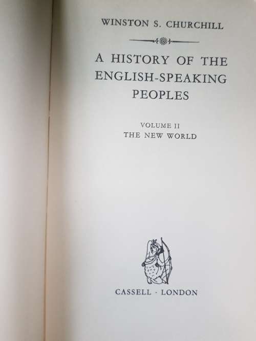 Churchill History of the English Speaking Peoples 4 Volumes 1 to 4 complete set