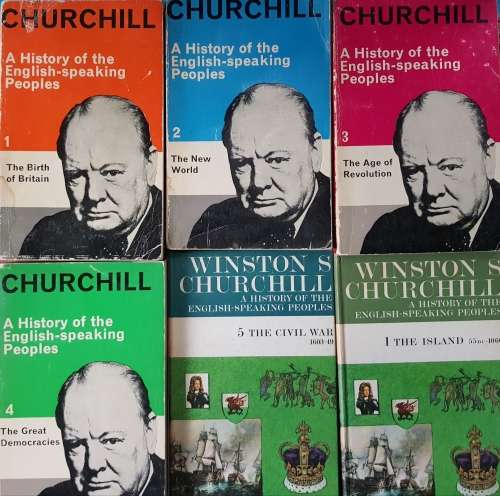 Churchill History of the English Speaking Peoples 4 Volumes 1 to 4 complete set