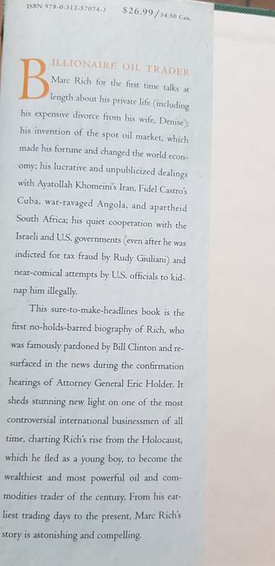 MARC RICH KING OF OIL BAD COMPANY AFRICANA