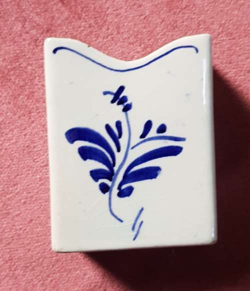 Vintage Delft Volendam Ashtray and cigarette holder