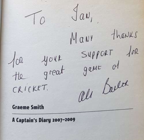 CRICKET SIGNED SMITH
