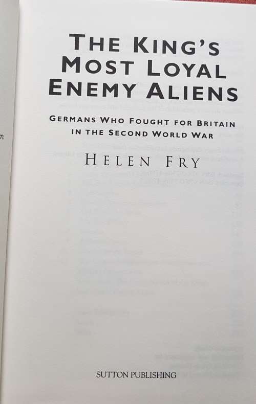 First Edition WW2 King's Most Loyal