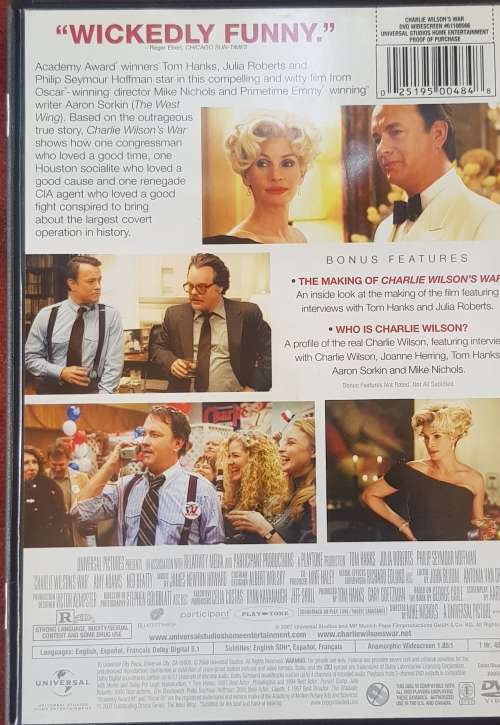 CIA CHARLIE WILSON'S WAR DVD BOOK