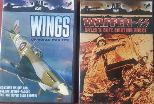 Wings of the World War Two AND Waffen   Hitlers elite fighting force DVD
