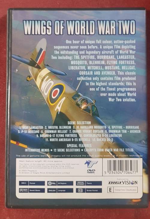 Wings of the World War Two AND Waffen   Hitlers elite fighting force DVD