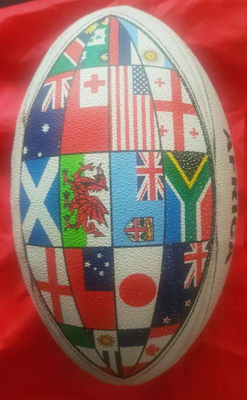 RUGBY 2019 SOUTH AFRICA RUGBY BALL SA WORLD CHAMPS SPRINGBOKS RUGBY