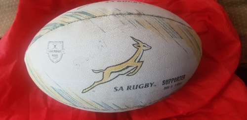Vintage SPRINGBOK SUPPORTER RUGBY BALL