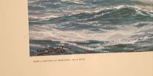 ADOLF BOCK KONSTMAPP famous sailing ships