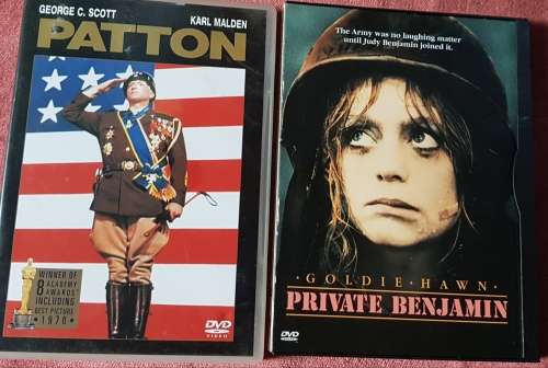 PATTON PRIVATE BENJAMIN WW2 DVD